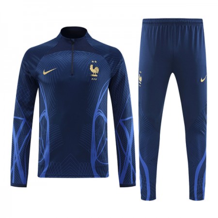 Tréninkový Mikina Francie Quarter Zip Navy 2022 Tréninkový Mikina Francie Quarter Zip Navy 2022